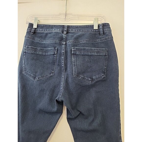 J Jill Denim Womens Jeans Size 6 Blue Premium Flex High Rise Leggings Stretch - Picture 5 of 6